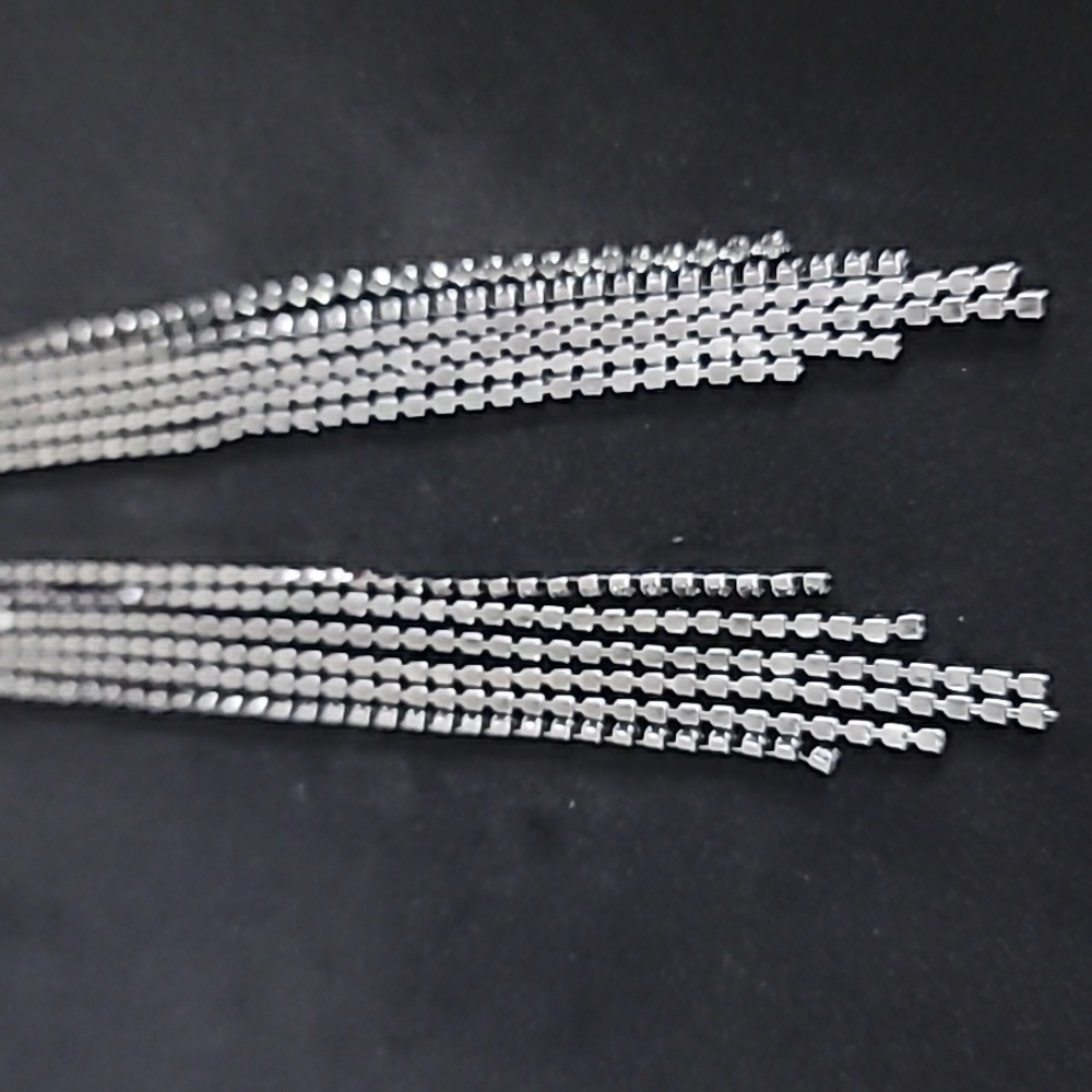 Rhinestone Dangle Earrings - image 7